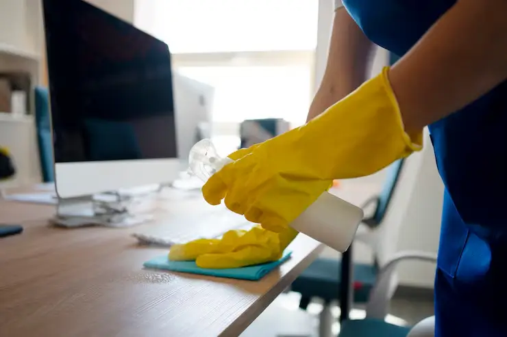 deep cleaning house