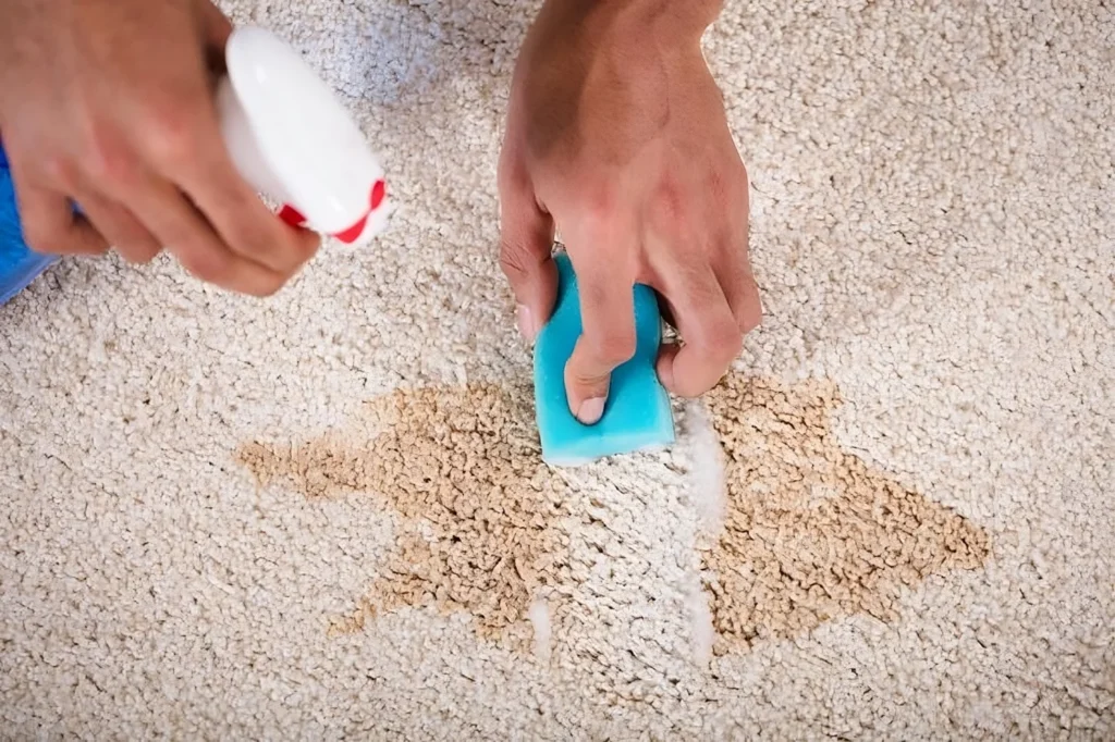 how to clean carpet stains