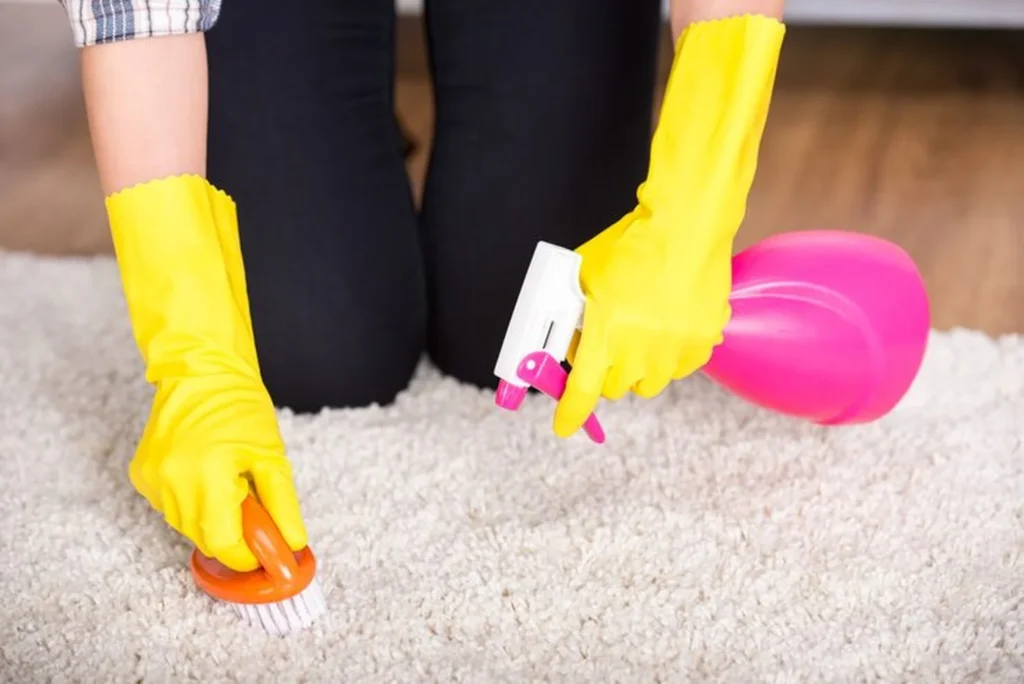 removing stains from carpet