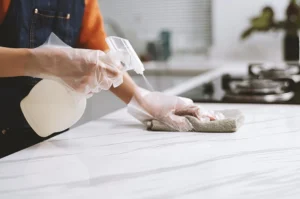 how to clean granite