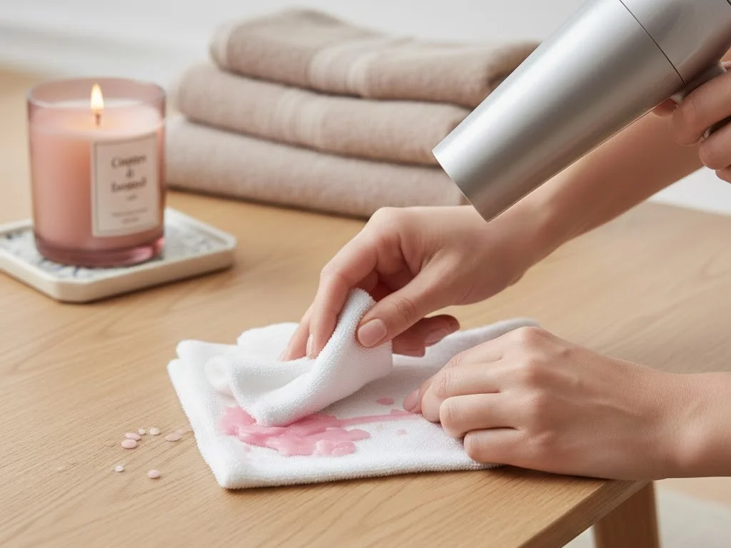 how to remove candle wax