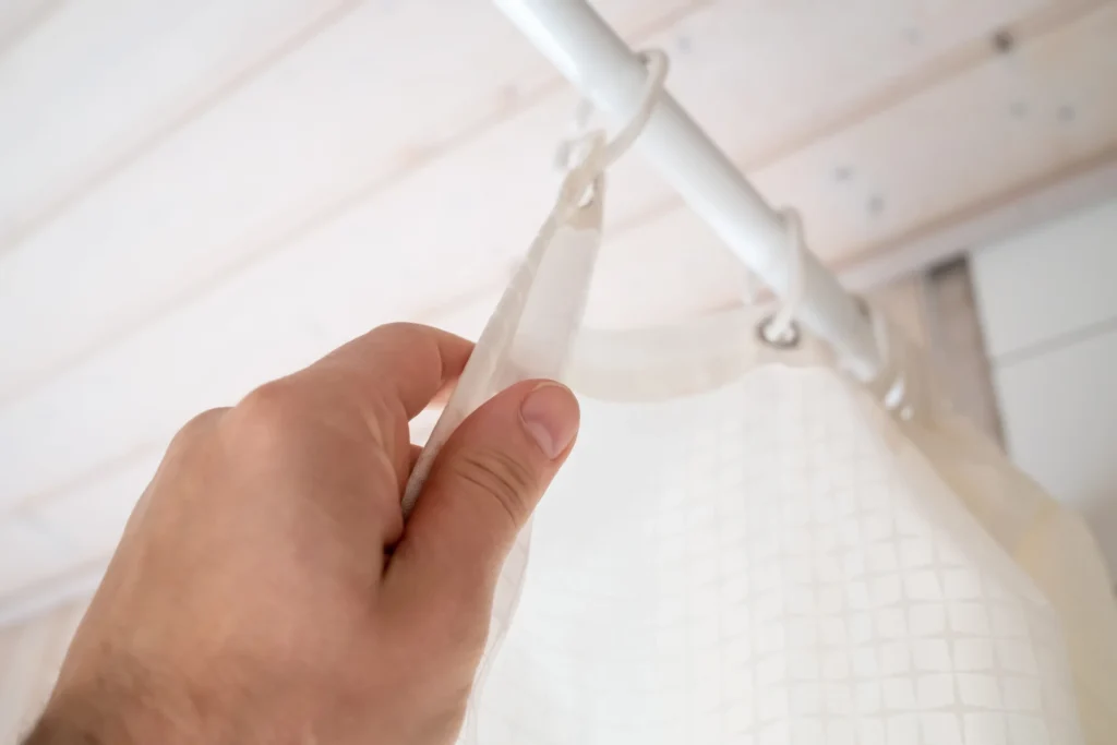 how to clean a shower curtain
