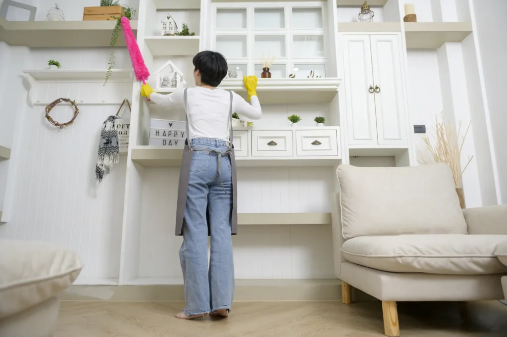 what to do before a cleaning service comes
