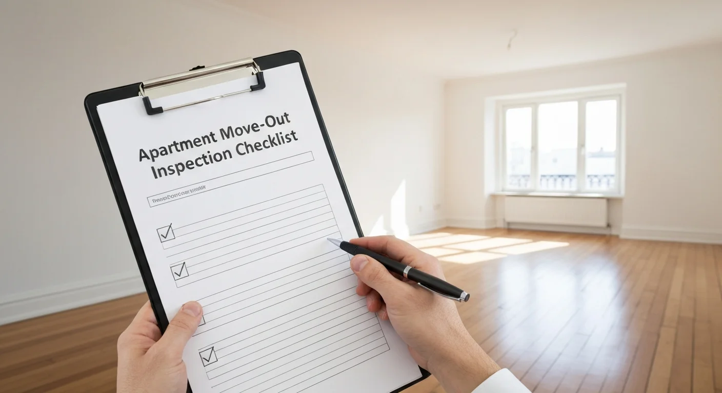 Apartment Move-Out Inspection Checklist: Room-by-Room Walkthrough