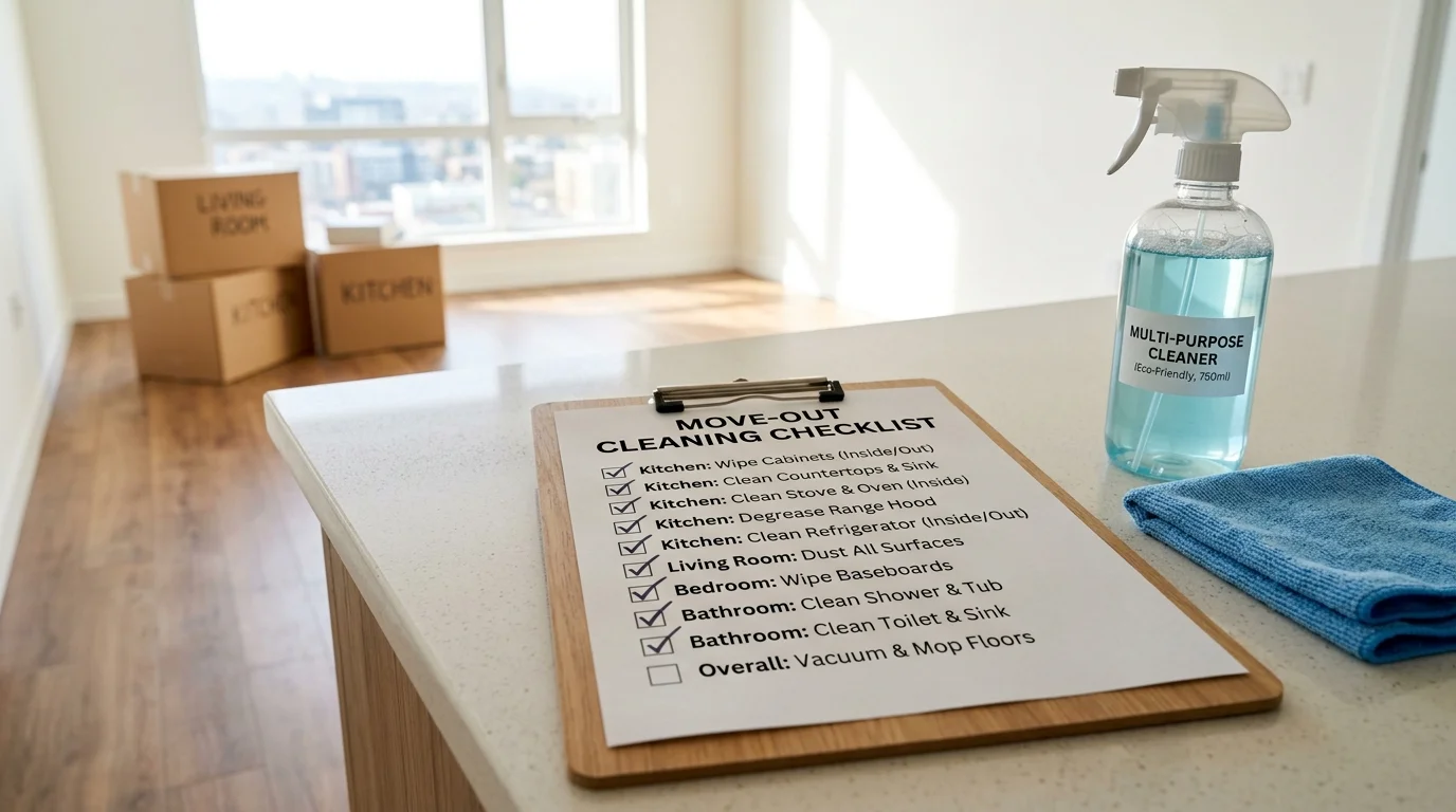 Moving Out Cleaning Checklist for Renters: DIY vs. Hiring a Professional