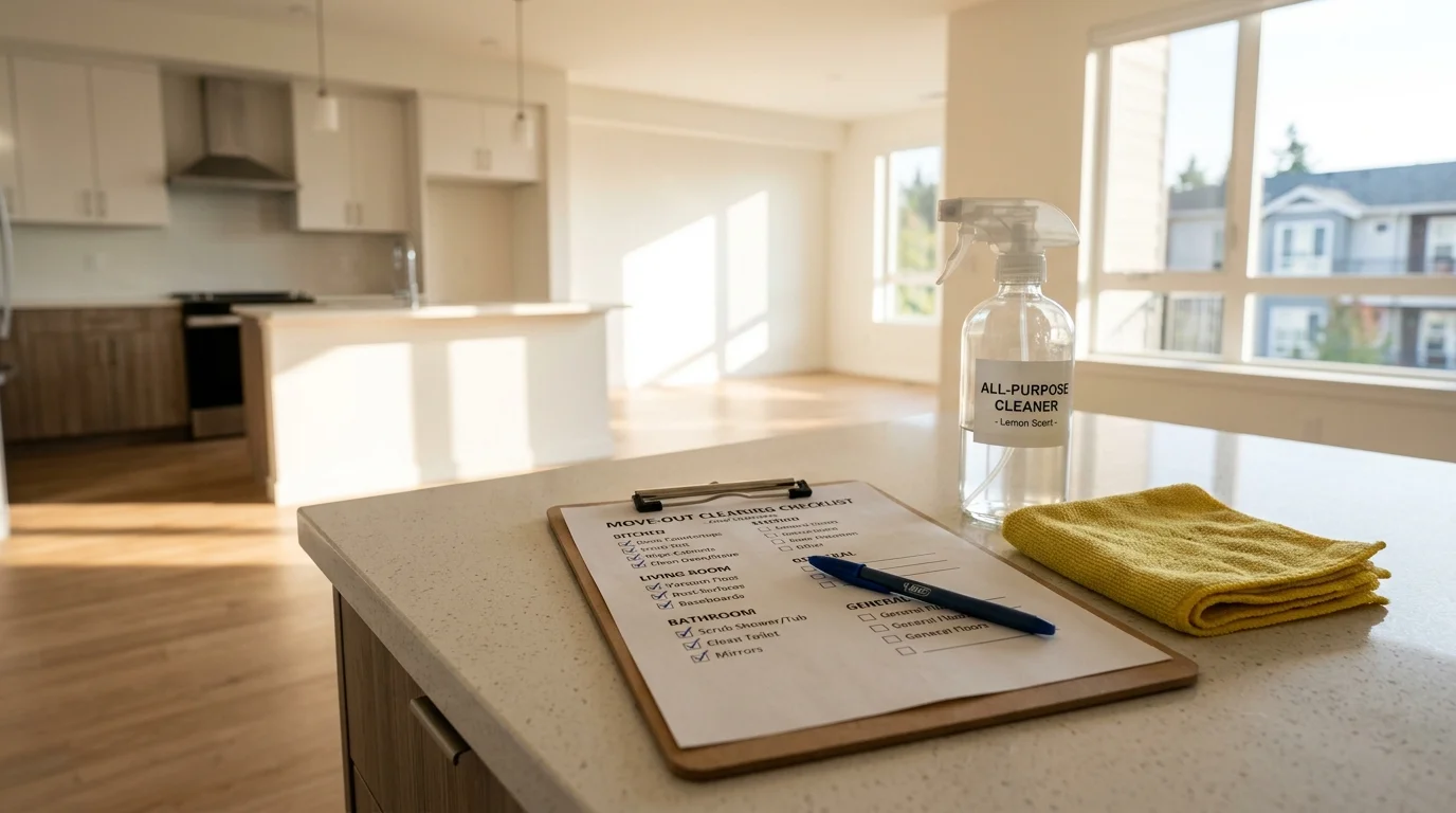 Room-by-Room Move Out Cleaning List