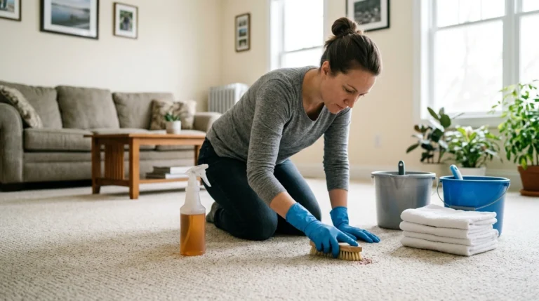 How to Deep Clean Carpet Without a Machine